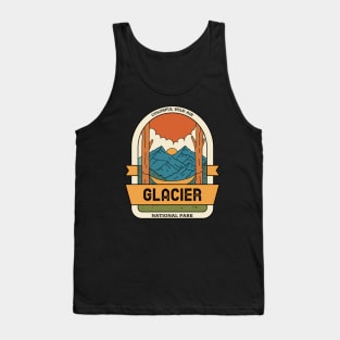 Glacier National Park Vintage Travel Tank Top